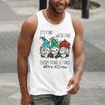 It's Fine We'Re Fine Gnome Pre-K Teacher Christmas Light For Men Women Men Tank Top, funny gift