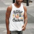 Just a Teacher Who Loves Chickens Chicken Farm Animal Lover Men Tank Top, funny gift Just a Teacher Who Loves Chickens Chicken Farm Animal Lover Men Tank Top, funny gift