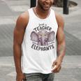 Just a Teacher Who Loves Elephants Elephant Lover Educator Men Tank Top, funny gift Just a Teacher Who Loves Elephants Elephant Lover Educator Men Tank Top, funny gift