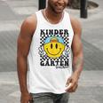 Kindergarten Teacher Hippie Smile Face Back School Men Tank Top, funny gift