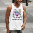 Little Miss Stem Teacher Men Tank Top, funny gift