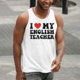 I Love My English Teacher Heart English Language Teachers For Men Women Kids Men Tank Top, English Teacher Tank Tops, funny gift I Love My English Teacher Heart English Language Teachers For Men Women Kids Men Tank Top, English Teacher Tank Tops, funny gift