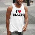 I Love Math Teacher Men Tank Top, funny gift I Love Math Teacher Men Tank Top, funny gift