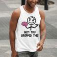 Nerdy Hey You Dropped This Brain Math Teacher Men Tank Top, funny gift
