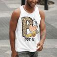 P Is For Pre K Teacher Leopard First Day Of School For Men Women Girls Kids Men Tank Top, funny gift
