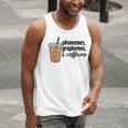 Phonemes Graphemes And Caffeine Coffee Teacher Appreciation Men Tank Top, funny gift Phonemes Graphemes And Caffeine Coffee Teacher Appreciation Men Tank Top, funny gift