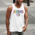 Retro Checkered Special Education Teacher Back To School Men Tank Top, funny gift