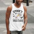 Spooky Toddler Teacher Halloween School Men Tank Top, funny gift Spooky Toddler Teacher Halloween School Men Tank Top, funny gift