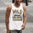 Wild About 2Nd Grade School Grade Teacher Men Tank Top, 2nd Grade Teacher Tank Tops, funny gift
