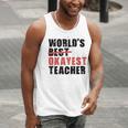 World's Best Okayest Teacher ACY025a For Men Women Men Tank Top, funny gift World's Best Okayest Teacher ACY025a For Men Women Men Tank Top, funny gift