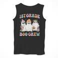 1st Grade Boo Crew Groovy Halloween Floral Ghost Kid Teacher Men Tank Top, Groovy Teacher Gifts, funny design