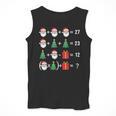 67 Santa Tree Math Teacher Christmas Xmas Humor Men Tank Top, funny design