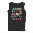 ABC Cute Monster Alphabet Halloween Teacher Costume Kids Men Tank Top, funny design
