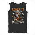 Admit It You Low Key Love Art Bruh Halloween Art Teacher Men Tank Top, funny design