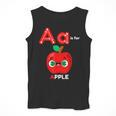 A Is For Apple Pre-K Kindergarten Teacher Student Men Tank Top, funny design A Is For Apple Pre-K Kindergarten Teacher Student Men Tank Top, funny design