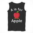 A Is For Apple Toddler Kindergarten Preschool Teacher Men Tank Top, funny design A Is For Apple Toddler Kindergarten Preschool Teacher Men Tank Top, funny design