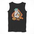 Art Teacher Painting Brushes Retro Pumpkin Ghost Artist Men Tank Top, funny design
