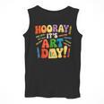 Back To School Hooray It's Art Day Art Teacher Artist Men Tank Top, funny design
