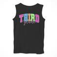 Back To School Neon Checkered Third Grade Colorful Teacher Men Tank Top, funny design Back To School Neon Checkered Third Grade Colorful Teacher Men Tank Top, funny design