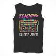 Back To School Retro Teaching Is My Jam 80s Teacher Boombox Men Tank Top, funny design Back To School Retro Teaching Is My Jam 80s Teacher Boombox Men Tank Top, funny design