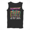 Back To School Retro Technology Is My Jam 80's Teacher Men Tank Top, funny design Back To School Retro Technology Is My Jam 80's Teacher Men Tank Top, funny design