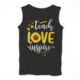 Back To School Teach Love And Inspire Teacher Sunflower Men Tank Top, funny design
