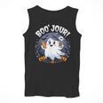 Boo Jour Ghost Halloween French Teacher Cute Coffe Croissant Men Tank Top, funny design