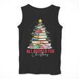 All Booked For Christmas Xmas Tree Teacher Holiday Pajamas Men Tank Top, funny design All Booked For Christmas Xmas Tree Teacher Holiday Pajamas Men Tank Top, funny design