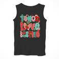 Christmas Coquette Bow Teacher Teach Love Inspire Men Tank Top, funny design Christmas Coquette Bow Teacher Teach Love Inspire Men Tank Top, funny design
