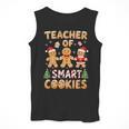 Christmas Teacher Of Smart Cookies Gingerbread Man Teaching Men Tank Top, funny design