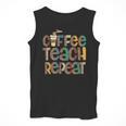 Coffee Teach Repeat Leopard Print Back To School Teachers Men Tank Top, funny design Coffee Teach Repeat Leopard Print Back To School Teachers Men Tank Top, funny design