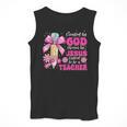 Created By God Called To Teacher Jesus Christian Teacher Men Tank Top, funny design
