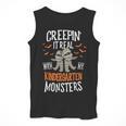 Creepin It Real Kindergarten Monsters Halloween Teacher Men Tank Top, funny design