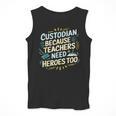 Custodian Because Teachers Need Heroes Too School Janitor Men Tank Top, funny design Custodian Because Teachers Need Heroes Too School Janitor Men Tank Top, funny design