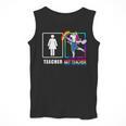 Cute Art Teacher Magical Dabbing Unicorn Artist Men Tank Top, funny design