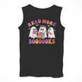Cute Ghost Read More Books Lover Teacher Halloween Costume Men Tank Top, funny design
