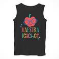 Cute Maestra Teacher Men Tank Top, funny design