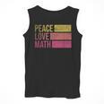 Cute Math Teacher Peace Love Math Men Tank Top, funny design Cute Math Teacher Peace Love Math Men Tank Top, funny design