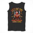 Eat Kids Punctuation Saves Lives Thanksgiving Turkey Teacher Men Tank Top, funny design