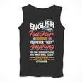 English Teacher Men Tank Top, English Teacher Gifts, funny design