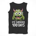 Eye Survived 100 Days Of School Monster Lover Teacher Kids Men Tank Top, funny design Eye Survived 100 Days Of School Monster Lover Teacher Kids Men Tank Top, funny design