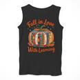 Fall In Love With Learning Book Lover Autumn Pumpkin Teacher Men Tank Top, funny design Fall In Love With Learning Book Lover Autumn Pumpkin Teacher Men Tank Top, funny design