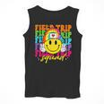 Field Trip Squad Groovy Field Day Smile Face Teacher Tie Dye Men Tank Top, Groovy Teacher Gifts, funny design