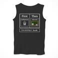 First Caffeinate Then Educate I Am Earning A Break Teacher Men Tank Top, funny design