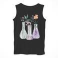 Flowers Test Tube Chemistry Student Science Teacher Women Men Tank Top, Science Teacher Gifts, funny design