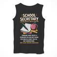 Front Office Teacher Admin Meaning School Secretary Men Tank Top, funny design Front Office Teacher Admin Meaning School Secretary Men Tank Top, funny design
