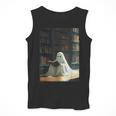 Ghost Library Halloween Book Reading Books Lover Teacher Men Tank Top, funny design