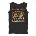 Groovy Fall In Love With Learning Autumn Pumpkin Teacher Men Tank Top, Groovy Teacher Gifts, funny design Groovy Fall In Love With Learning Autumn Pumpkin Teacher Men Tank Top, Groovy Teacher Gifts, funny design