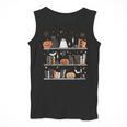 Halloween Library Ghost Books Teacher Spooky Trick Or Teach Men Tank Top, funny design