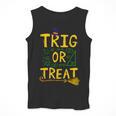 Halloween Math Teacher Trig Or Treat Student School College Men Tank Top, funny design